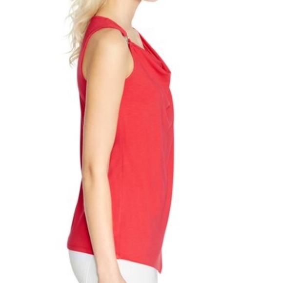 **SOLD**WHBM | small asymmetrical sleevless top - Picture 5 of 9